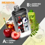 Merry Mi Panda Twins 40K kétízű újratölthető eldobható vape Dual Mesh coillal