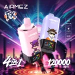 Airmez Fox 120K – 4 ízváltós nikotineszköz, hálós fűtőszál technológia