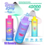 Bang King Triple 45K – 3 az 1-ben egyszer használatos e-cigaretta