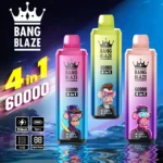 Bang Blaze 60K – 4 ízű eldobható e-cigaretta, hálós fűtőszál