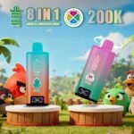 Bang King 200K – 8 az 1-ben óriáskapacitású egyszer használatos e-cigaretta