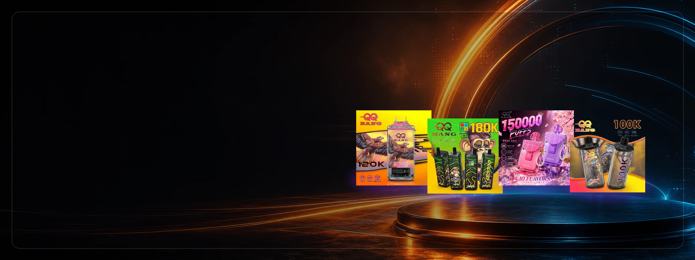VapeMagyar 100K+ slukk nagy kapacitású eldobható vape termékek kezdőlapi banner