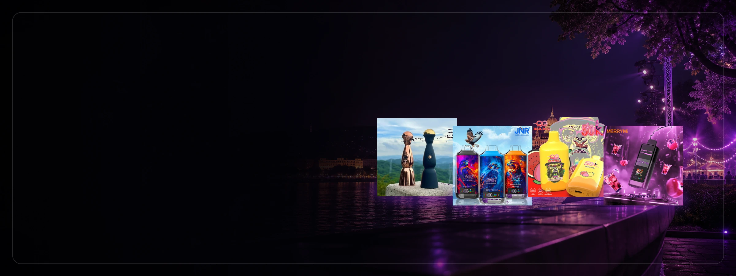 VapeMagyar budapesti nyári esti vape kínálat kezdőlapi banner