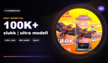 100K+ slukk ultra modell eldobható vape kategória banner