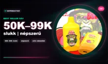 50K-99K slukk népszerű eldobható vape kategória banner