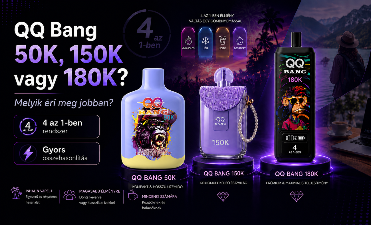 QQ Bang Magyarországon 50K, 150K vagy 180K — melyiket válaszd